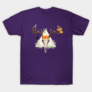 Autmun Skull | Halloween Friends T-Shirt